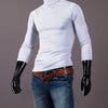 Thermal Underwear Tops Men Winter Clothes Thermal Shirt Autumn Men's Winter Tights High Neck Thin Slim Fit Long Sleeve T-shirt