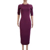 European and American women's fashion white stripe dress