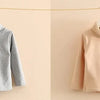 2025 Spring Autumn 2-10 Years Children'S Candy Color Sweet Long Sleeve High Neck Unisex Kids Girl Boy Basic Turtleneck T-Shirt