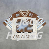 HLJ&GG Spring Summer New Letter Print Mesh Loose Basketaball Tshirts Women V Neck Short Sleeve Tops Fashion Pullover Streetwear