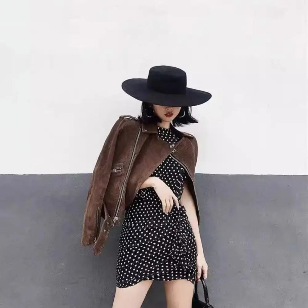 Hepburn-Stil Damen Flatcap Neue französische elegante Flat-Top-Mütze Dame Hut Retro-Filzhut mit breiter Krempe für Damen