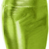 Autumn and Winter Mid-Length Imitation Leather Bronzing plus Size Skirt