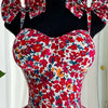 African Dresses For Women 2025 New African Clothes Dashiki Flower Print Ankara Dresses Bazin Traditional Robe Africa Dress - MAGUSTA BEAUTY