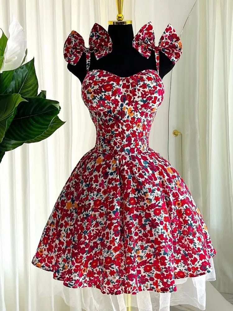 African Dresses For Women 2025 New African Clothes Dashiki Flower Print Ankara Dresses Bazin Traditional Robe Africa Dress - MAGUSTA BEAUTY