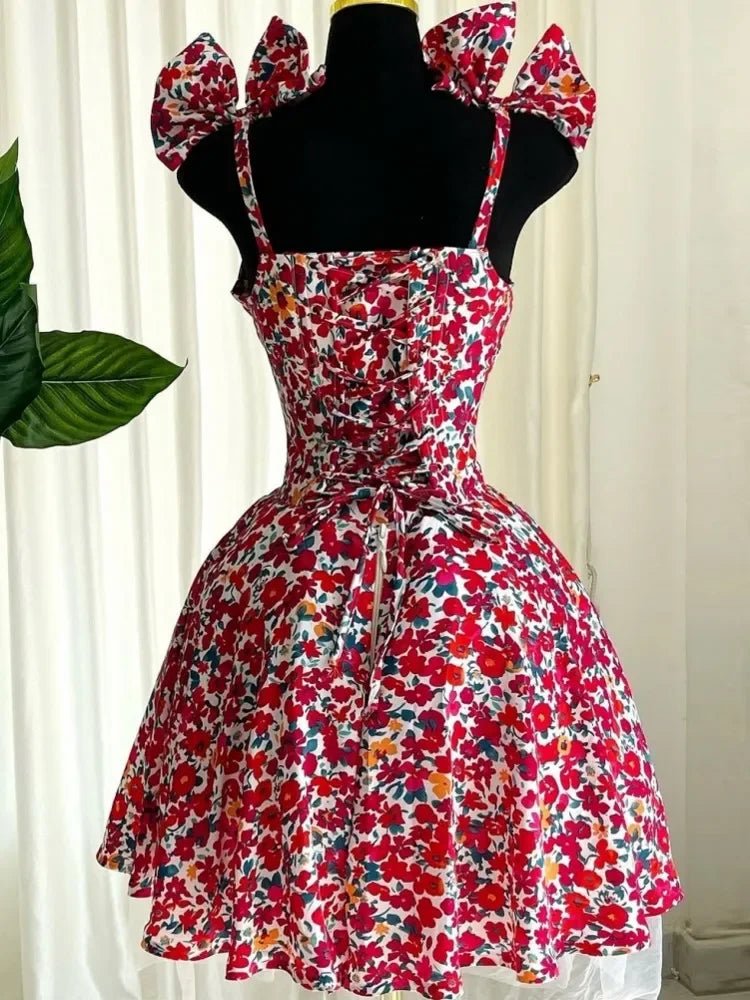 African Dresses For Women 2025 New African Clothes Dashiki Flower Print Ankara Dresses Bazin Traditional Robe Africa Dress - MAGUSTA BEAUTY