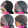 Afro Kinky Curly 500 Density Glueless Lace Front Wig Human Hair Ready To Go 13×6/360 HD Lace Front Wig Preplucked Hair For Women - MAGUSTA BEAUTY