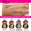 Afro Kinky Curly 500 High Density 360 HD Glueless Lace Frontal Wigs Human Hair Wear And Go PrePlucked Hair For Black Women HMBP - MAGUSTA BEAUTY