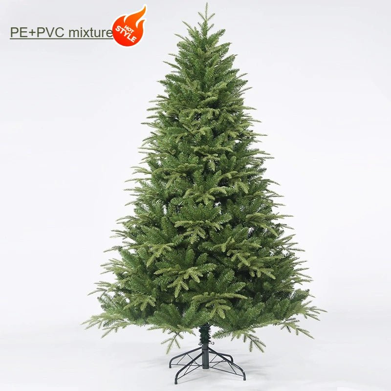 Artificial Christmas Tree PE+PVC Encryption with LED Lights Large Christmas Tree 120CM - 240CM Home Christmas New Year Decorations - MAGUSTA BEAUTY