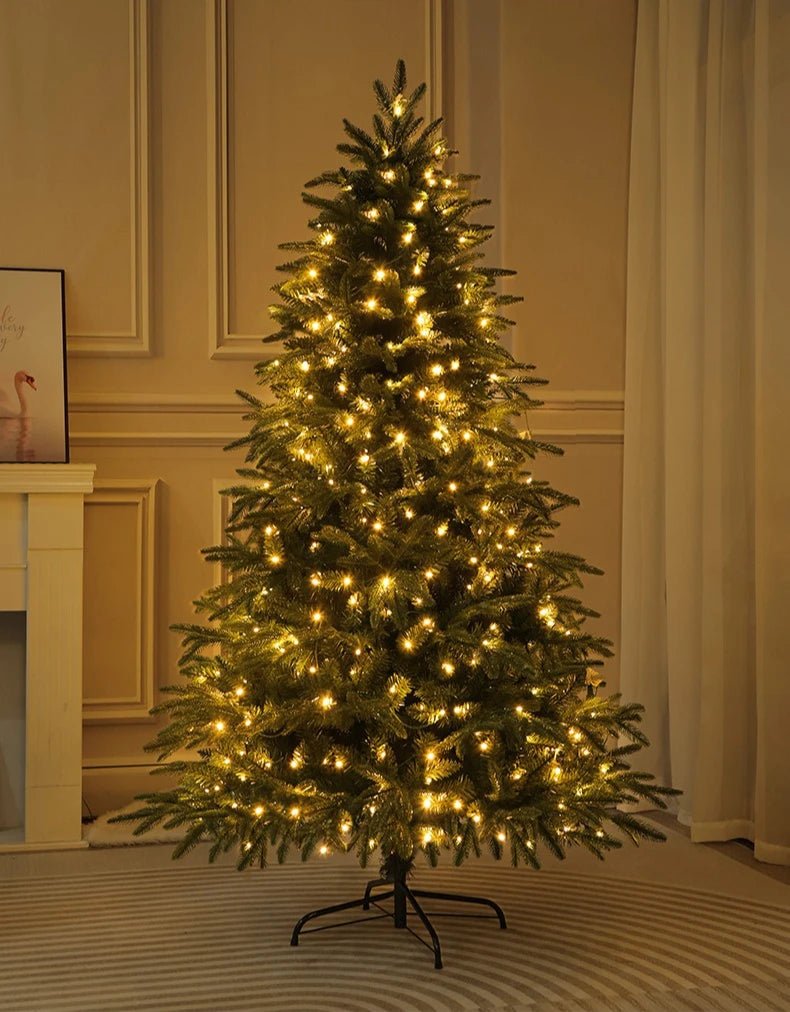 Artificial Christmas Tree PE+PVC Encryption with LED Lights Large Christmas Tree 120CM - 240CM Home Christmas New Year Decorations - MAGUSTA BEAUTY