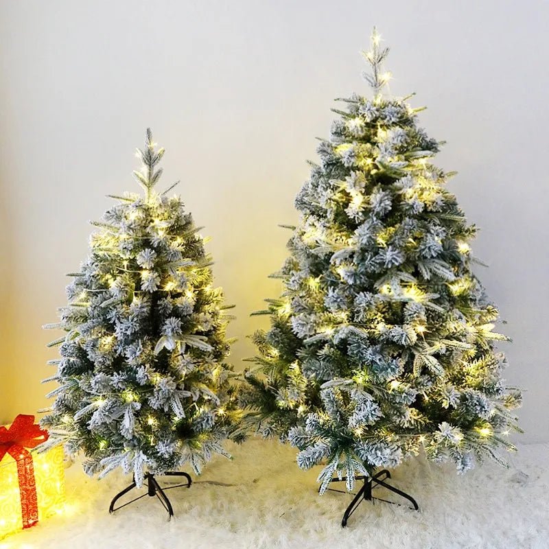 Artificial Christmas Tree PE+PVC Material Snow Spray Fusing Christmas Tree 120cm to 210cm Family Christmas Atmosphere Decoration - MAGUSTA BEAUTY