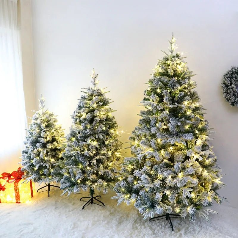 Artificial Christmas Tree PE+PVC Material Snow Spray Fusing Christmas Tree 120cm to 210cm Family Christmas Atmosphere Decoration - MAGUSTA BEAUTY