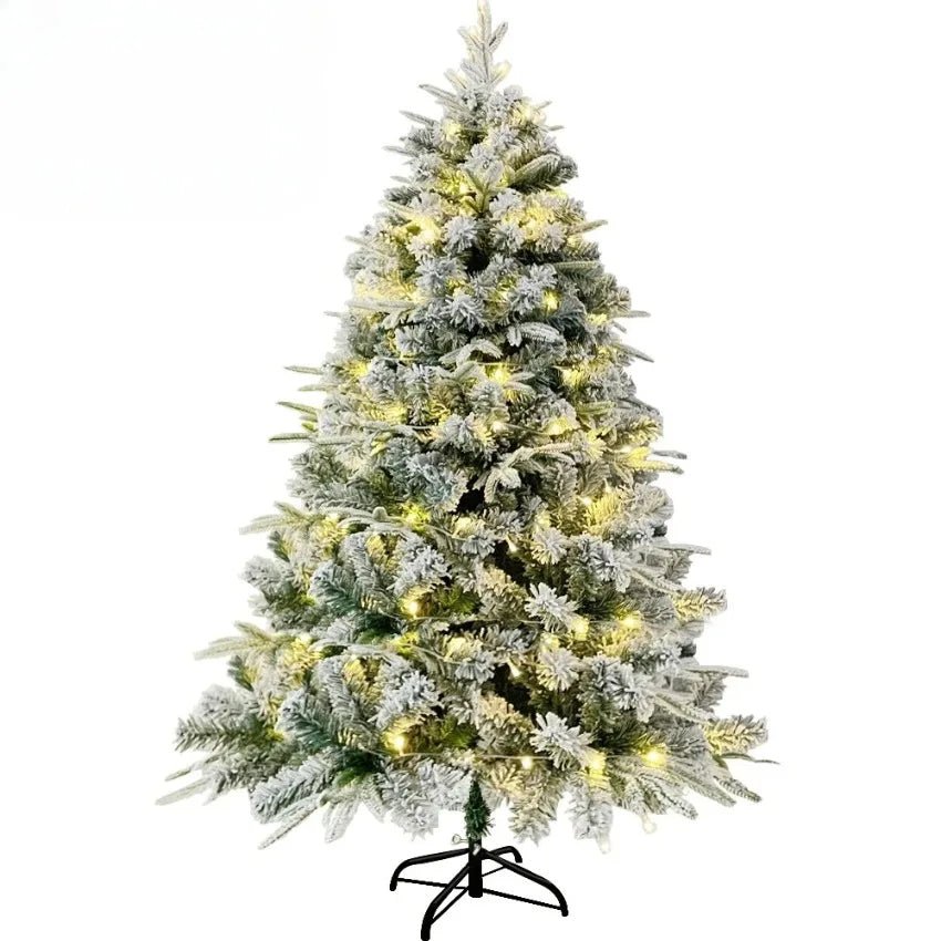 Artificial Christmas Tree PE+PVC Material Snow Spray Fusing Christmas Tree 120cm to 210cm Family Christmas Atmosphere Decoration - MAGUSTA BEAUTY