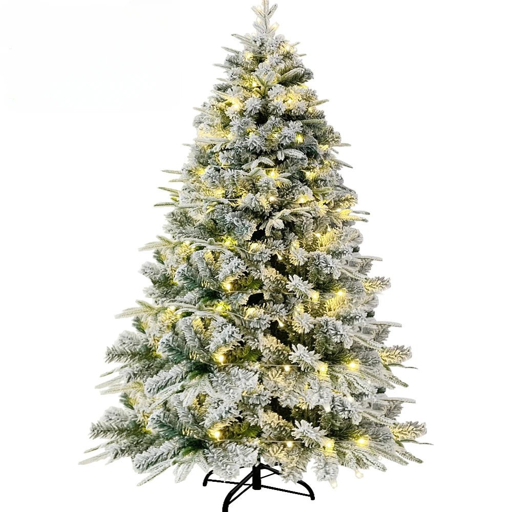 Artificial Christmas Tree PE+PVC Material Snow Spray Fusing Christmas Tree 120cm to 210cm Family Christmas Atmosphere Decoration - MAGUSTA BEAUTY