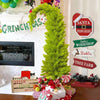 Artificial Christmas Tree PVC Material Crooked Neck Santa Hat Shape Christmas Tree 90cm/150cm Christmas Family Party Decorations - MAGUSTA BEAUTY