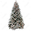 Artificial PVC Christmas Tree with Snow Pine Cones and LED Lights for Christmas Home Decoration Christmas Tree - MAGUSTA BEAUTY
