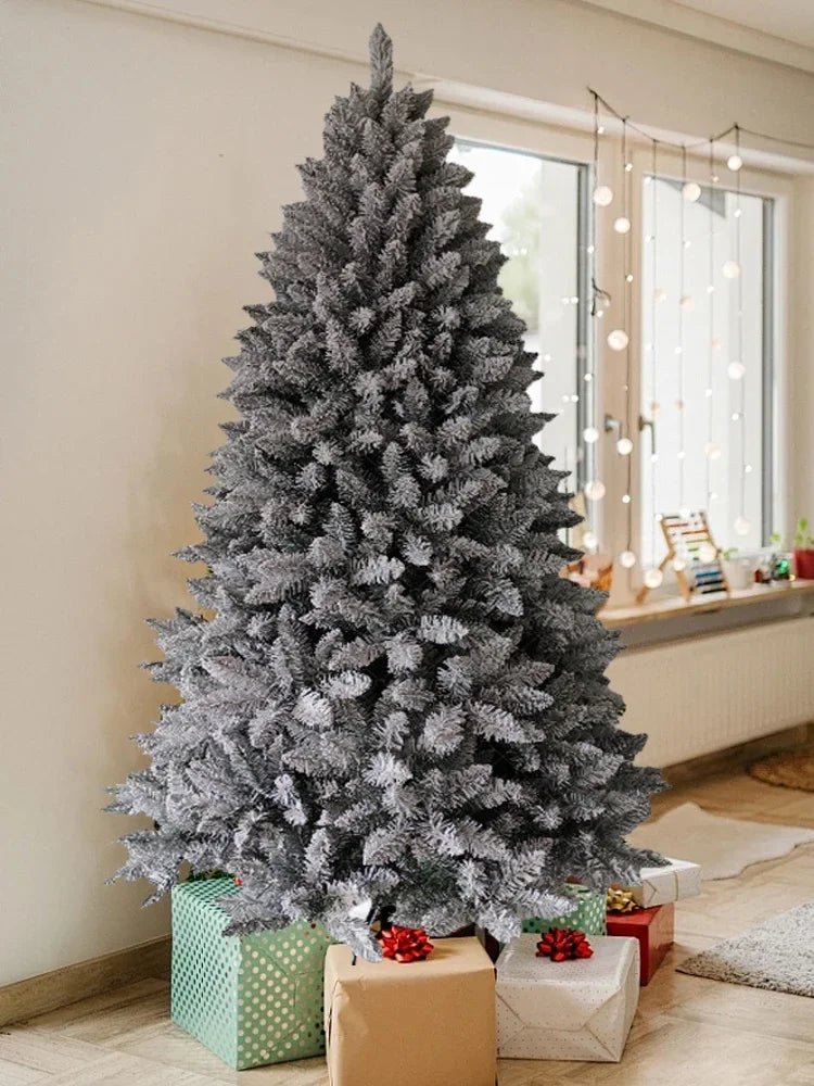Artificial PVC Christmas Tree with Snow Pine Cones and LED Lights for Christmas Home Decoration Christmas Tree - MAGUSTA BEAUTY