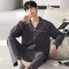 Autumn Pajamas Sets Men Long Sleeve Modal Cotton Thin Teenage Boys' Large Size Spring Outwear Home Cloth Suit Sleepwear Male - MAGUSTA BEAUTY