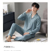 Autumn Pajamas Sets Men Long Sleeve Modal Cotton Thin Teenage Boys' Large Size Spring Outwear Home Cloth Suit Sleepwear Male - MAGUSTA BEAUTY