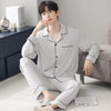 Autumn Pajamas Sets Men Long Sleeve Modal Cotton Thin Teenage Boys' Large Size Spring Outwear Home Cloth Suit Sleepwear Male - MAGUSTA BEAUTY