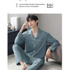 Autumn Pajamas Sets Men Long Sleeve Modal Cotton Thin Teenage Boys' Large Size Spring Outwear Home Cloth Suit Sleepwear Male - MAGUSTA BEAUTY