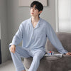 Autumn Pajamas Sets Men Long Sleeve Modal Cotton Thin Teenage Boys' Large Size Spring Outwear Home Cloth Suit Sleepwear Male - MAGUSTA BEAUTY