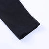 Autumn Women tshirt Hollow Out Solid Black White Long Sleeve Knitted Tee Tops Casual Slim O Neck Fashion t shirt - MAGUSTA BEAUTY
