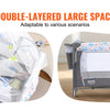 VEVOR Baby Bassinet 77 pounds Load Capacity Easy to Fold Portable Baby Bassinet Bedside Sleeper with Storage Basket and Wheels