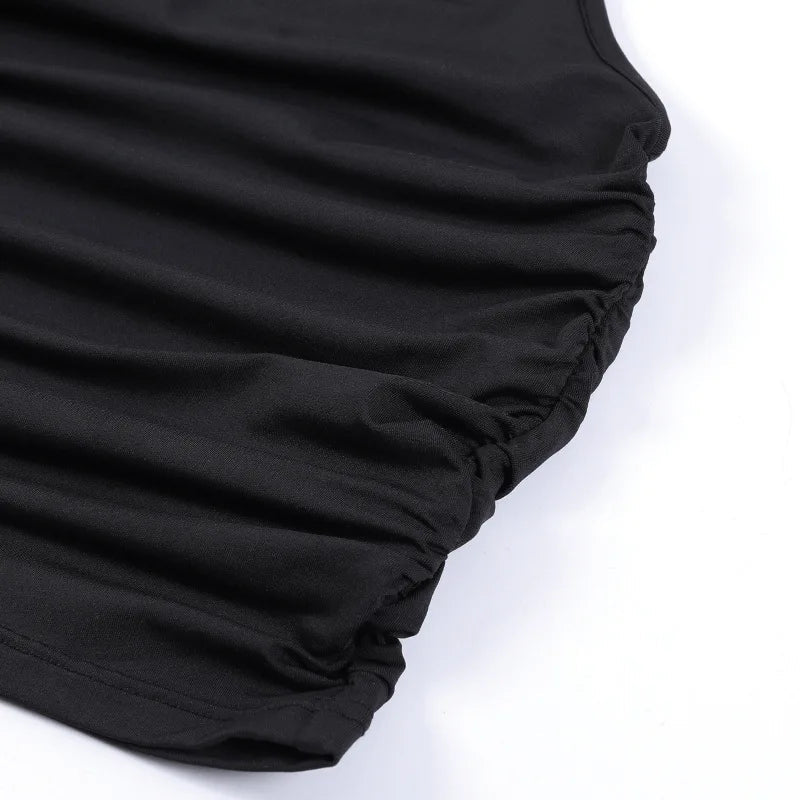 Backless Sexy Off Shoulder Halter Tank Tops Women Vintage Sleeveless Crop Top Y2K Clothes Club Female Casual Summer - MAGUSTA BEAUTY