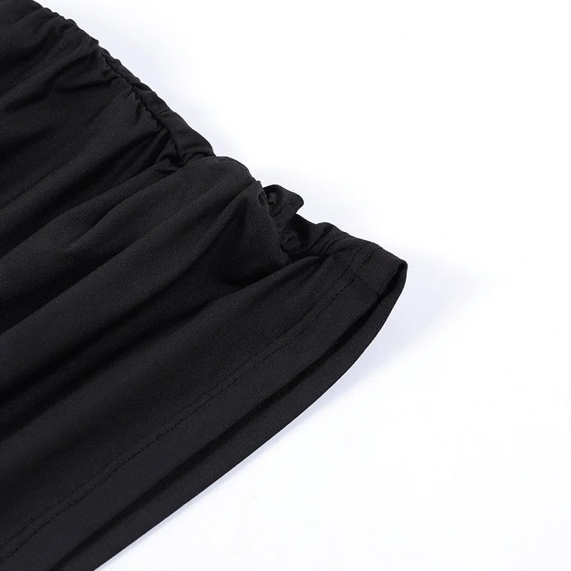 Backless Sexy Off Shoulder Halter Tank Tops Women Vintage Sleeveless Crop Top Y2K Clothes Club Female Casual Summer - MAGUSTA BEAUTY