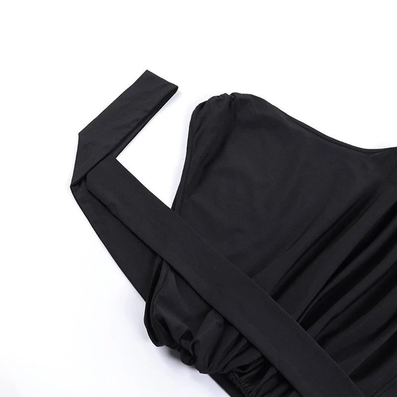 Backless Sexy Off Shoulder Halter Tank Tops Women Vintage Sleeveless Crop Top Y2K Clothes Club Female Casual Summer - MAGUSTA BEAUTY