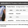 Bandage Backless White T Shirt Crop Top Women Y2k Aesthetic Clothes Korean Fashion Kawaii Short Sleeve Tshirts Sexy Summer 2022 - MAGUSTA BEAUTY