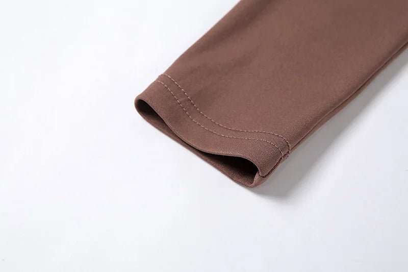 Basic Sheath Women Solid Turtleneck Tshirt Autumn Stretch Casual Undershirt Female All-match Street Activity Crop Tops - MAGUSTA BEAUTY