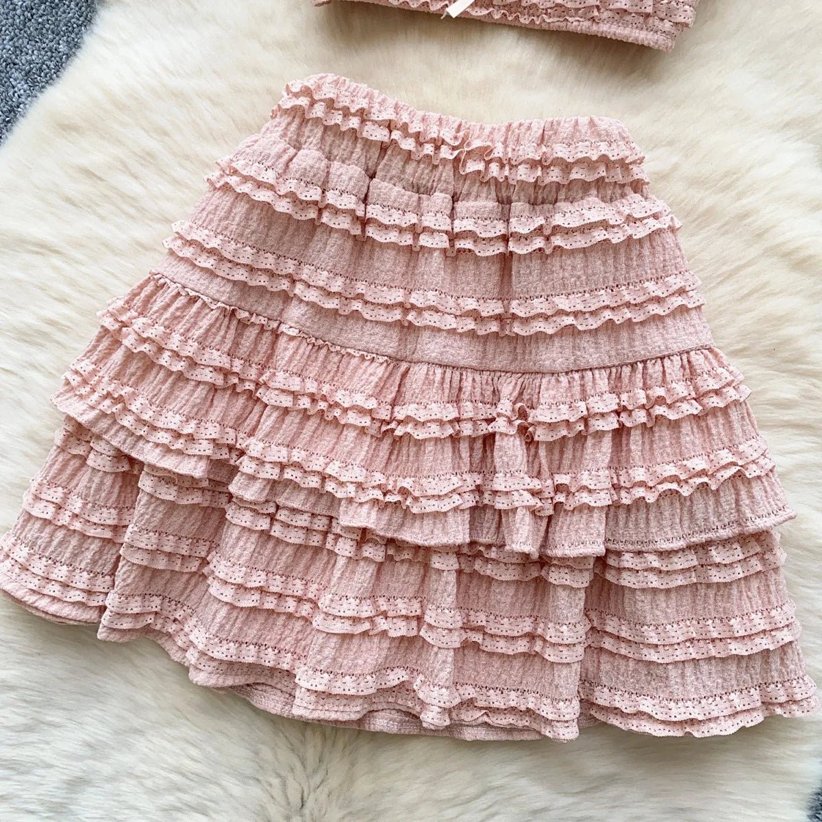 Beach Boho Women's Set Strap Sleeveless Tank Top and Ruched Mini A - line Skirts Two 2 Piece Sets 2025 Summer Outfits - MAGUSTA BEAUTY