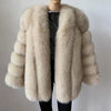 BEIZIRU Winter Woman Real Fox Fur Coat Warm Fashion Natural New Luxury Stylelong sleeve fashion girls jacket - MAGUSTA BEAUTY