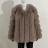 BEIZIRU Winter Woman Real Fox Fur Coat Warm Fashion Natural New Luxury Stylelong sleeve fashion girls jacket - MAGUSTA BEAUTY