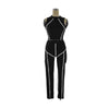 Best Selling High Neck Yoga Set N369 Punk Style Two Piece Patchwork Striped Casual Sportswear from Mainland China Women's Fashio - MAGUSTA BEAUTY