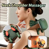 Bionic Neck Shoulder Massager Heated Back Massagers Electric Kneading Muscles Massage Pillow Neck Waist Leg Body 3-Level Modes - MAGUSTA BEAUTY