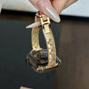 Bling Gold Stainless steel bracelet link For Apple Watch band Series 11/8/7/6/10/9 40mm 41mm 38mm 42mm 44mm 45mm 46mm Strap - MAGUSTA BEAUTY