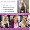 Blonde 613 Human Hair Wigs Straight Hd Lace Frontal Wig 13X6 Brazilian Wig For Black Women 30 40 Inch Lace Front Wig 230 Density - MAGUSTA BEAUTY