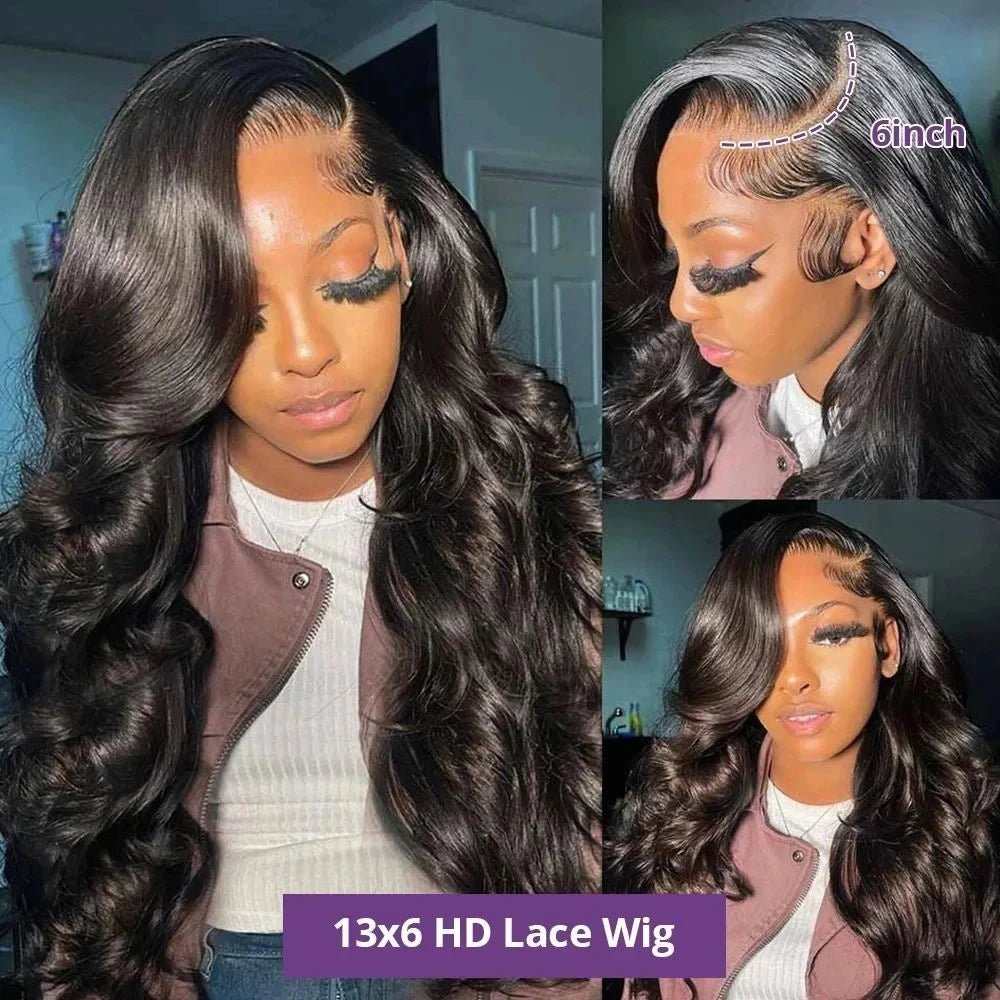 Body Wave Glueless Wig Human Hair Ready To Wear 5x5 Hd Lace Closure Wig Loose Body Wave 13x6 Human Hair Wigs 13x4 Frontal Wig - MAGUSTA BEAUTY