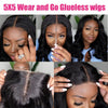 Body Wave Glueless Wig Human Hair Ready To Wear 5x5 Hd Lace Closure Wig Loose Body Wave 13x6 Human Hair Wigs 13x4 Frontal Wig - MAGUSTA BEAUTY