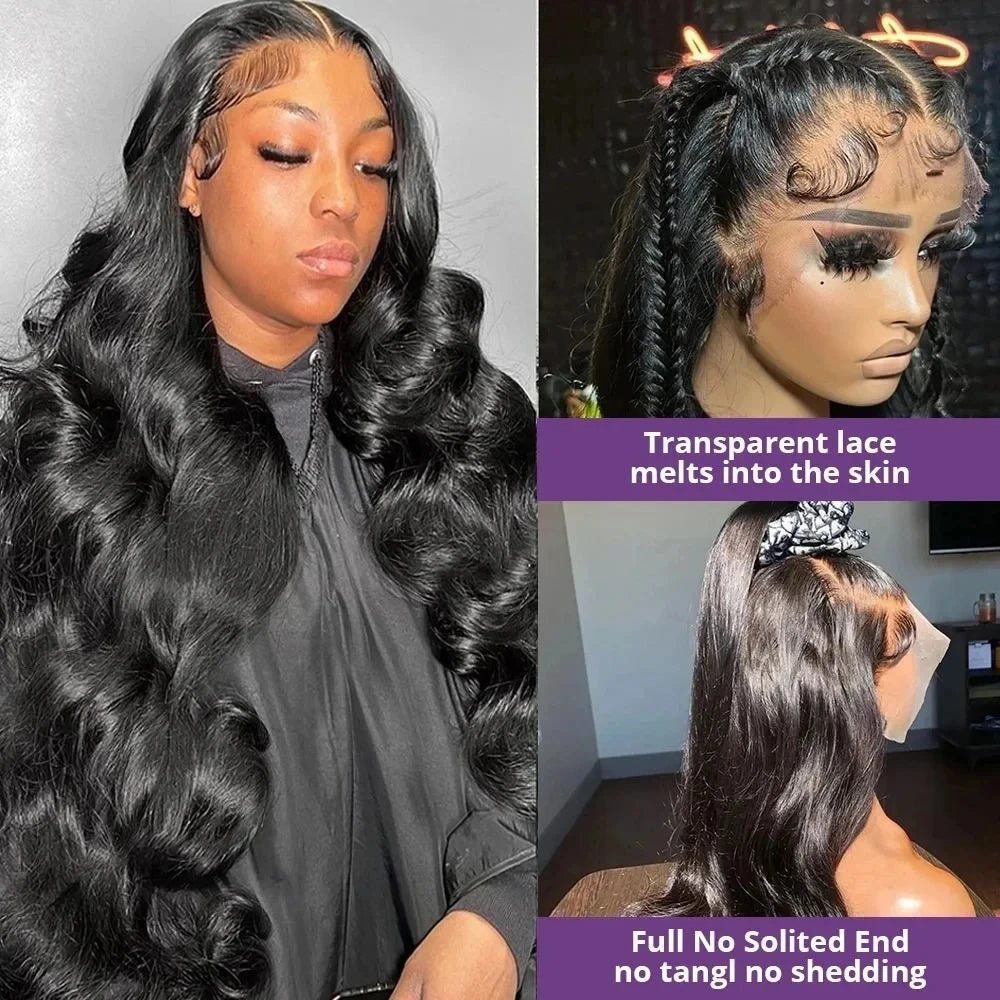 Body Wave Glueless Wig Human Hair Ready To Wear 5x5 Hd Lace Closure Wig Loose Body Wave 13x6 Human Hair Wigs 13x4 Frontal Wig - MAGUSTA BEAUTY
