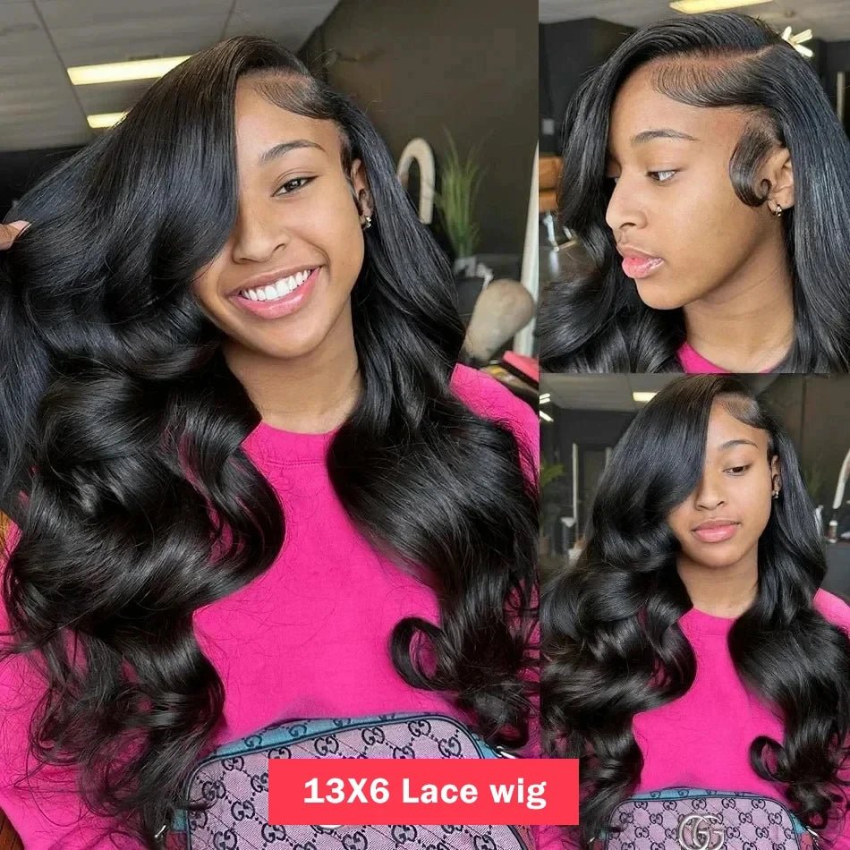 Body Wave Glueless Wig Human Hair Ready To Wear 5x5 Hd Lace Closure Wig Loose Body Wave 13x6 Human Hair Wigs 13x4 Frontal Wig - MAGUSTA BEAUTY