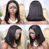 Bone Straight Bob Wig Human Hair 13x4 Lace Wigs Transparent Lace Human Hair Short Wig Pre Plucked 200% Density For Women - MAGUSTA BEAUTY