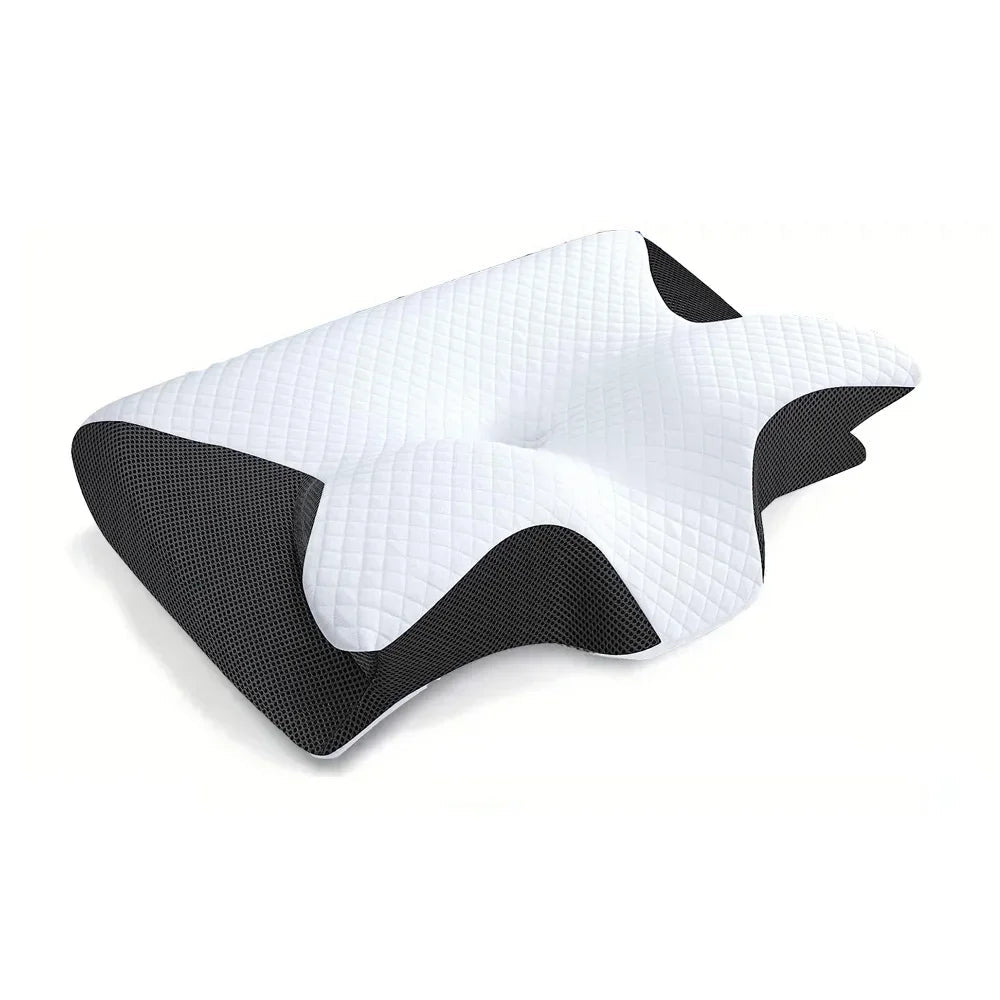 Butterfly Sleep Memory Neck Pillow Slow Rebound Comfortable Memory Foam Sleep Pillow Cervical Orthopedic Neck Massage Bed Pillow - MAGUSTA BEAUTY