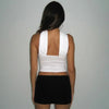 Chic White Sexy Strapless Crop Tops 2024 Elegant Summer Slim Tanks Tube Top Cropped Solid - MAGUSTA BEAUTY