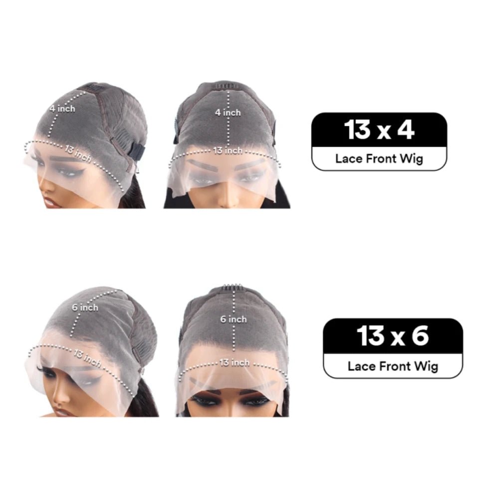 Chocolate Brown Deep Wave 13x6 Lace Front Wig Wig Human Hair Water Wave 250% Density Curly Wig Human Hair Brown Wigs Pre Plucked - MAGUSTA BEAUTY