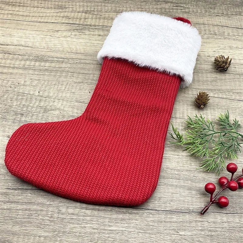 Christmas Alphabet Knitting Socks Christmas Tree Ornaments Christmas Decorations For Home 2024 Navidad Noel 2025Xmas Gift - MAGUSTA BEAUTY