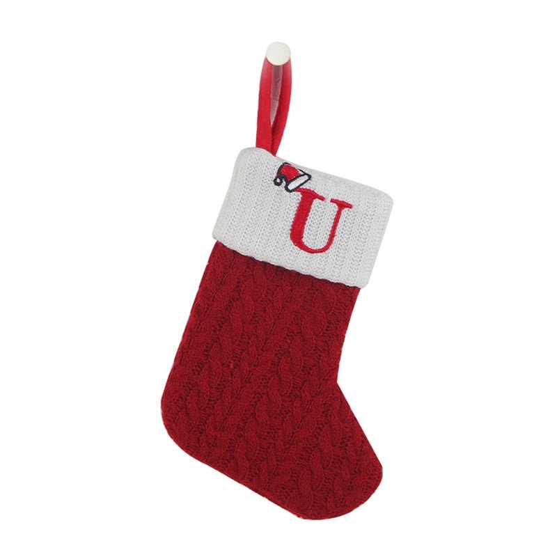Christmas Alphabet Knitting Socks Christmas Tree Ornaments Christmas Decorations For Home 2024 Navidad Noel 2025Xmas Gift - MAGUSTA BEAUTY