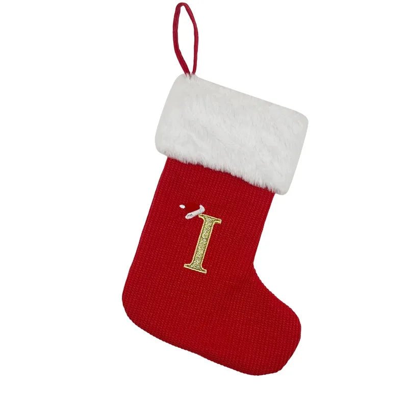 Christmas Alphabet Knitting Socks Christmas Tree Ornaments Christmas Decorations For Home 2024 Navidad Noel 2025Xmas Gift - MAGUSTA BEAUTY